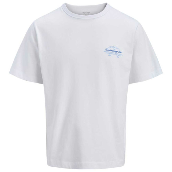 Jack & Jones Ανδρική κοντομάνικη μπλούζα Jornantucket Script Chest Crew Neck T-Shirt